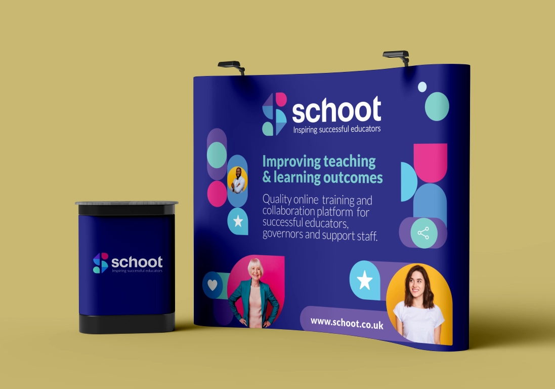 Desk top mock up displaying a persona for femail teaching assistant